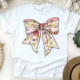 thumbnail image 1 of Valentine Teacher Shirt – Heart Bow Pencil Design for School, White, Size XL, 1 of 6