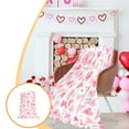 thumbnail image 1 of Valentine Throw Blanket, Hearts Throw Blanket Flannel Couch Blankets Girls Throws for Women Red White Valentines Day Gifts Girlfriend Blankets Boyfriend Wife Birthday Decor All Seasons, 1 of 6