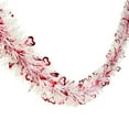 thumbnail image 1 of Valentine Tinsel Garland W/Hearts - Party Decor - 1 Piece, 1 of 2