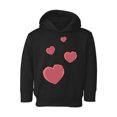thumbnail image 1 of Valentine Toddler Hoodie Red Hearts Hooded Sweatshirt for Kids Valentine's Day, 1 of 4