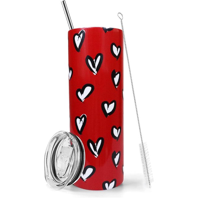Valentine Tumbler Valentine‘s Day Gifts for Wife Girlfriend Bride 20oz
