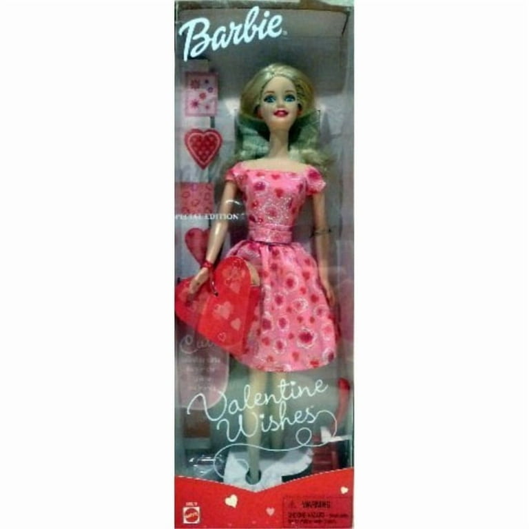 Valentine Wishes Barbie Doll Special Edition 2001 Mattel