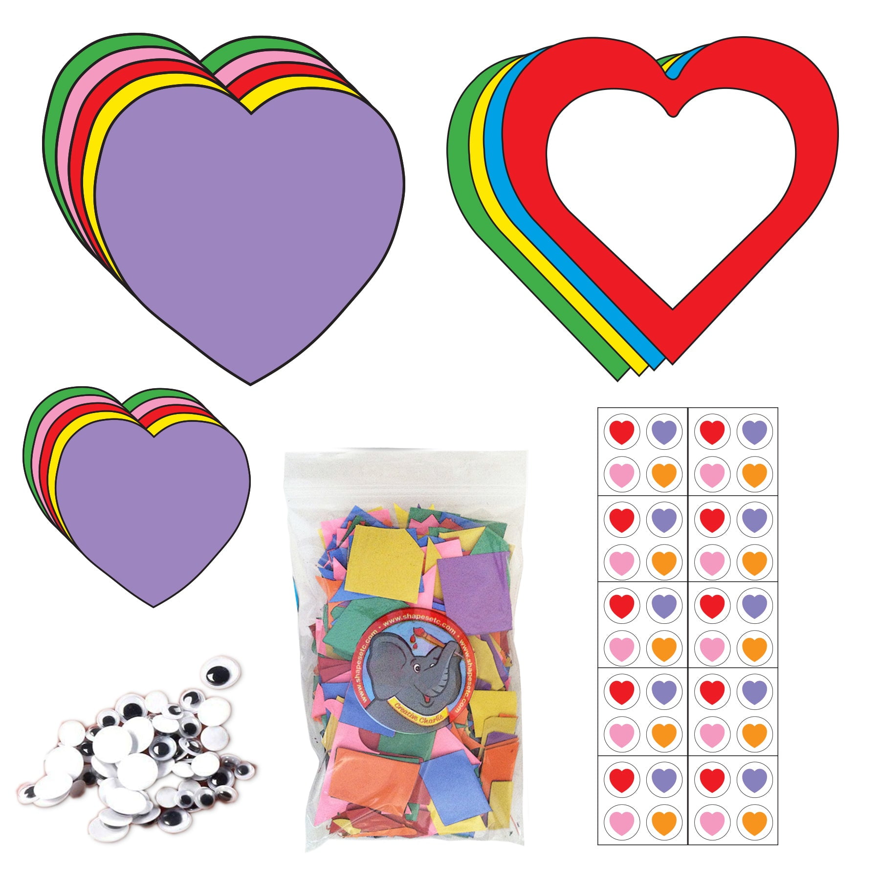 SHAPES ETC. Valentine's Deluxe Activity Kit