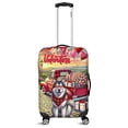 thumbnail image 1 of Be My Valentine's Alaskan Malamute Truck Full of Love Flower Balloon Travel Luggage Cover Alaska Mal Dog Lovers Gifts Suitcase Dust Protective Decor - 02029, 1 of 5
