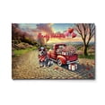 thumbnail image 1 of Be My Valentine's Australian Cattle Dog Truck Full of Love Flower Balloon Horizontal Matte Canvas Poster Heeler Lover Gifts Wall Art Home Decor - 02029, 1 of 5