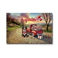 thumbnail image 1 of Be My Valentine's Bernese Mountain Dog Truck Full of Love Flower Balloon Horizontal Matte Canvas Poster Berner Lover Gifts Wall Art Home Decor - 02029, 1 of 5