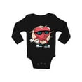 thumbnail image 1 of Valentine's Bodysuit Funny Heart Dance Baby Romper Valentine's Day Gifts, 1 of 4
