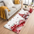 thumbnail image 1 of Valentine's Day 2'x6' Runner Rugs for Hallway Kitchen Bedside Non Slip Washable, Pink Red Love Heart Gnomes Eucalyptus Entryway Rug Runners with Rubber Backing, Long Carpet Runner for Laundry Room, 1 of 8