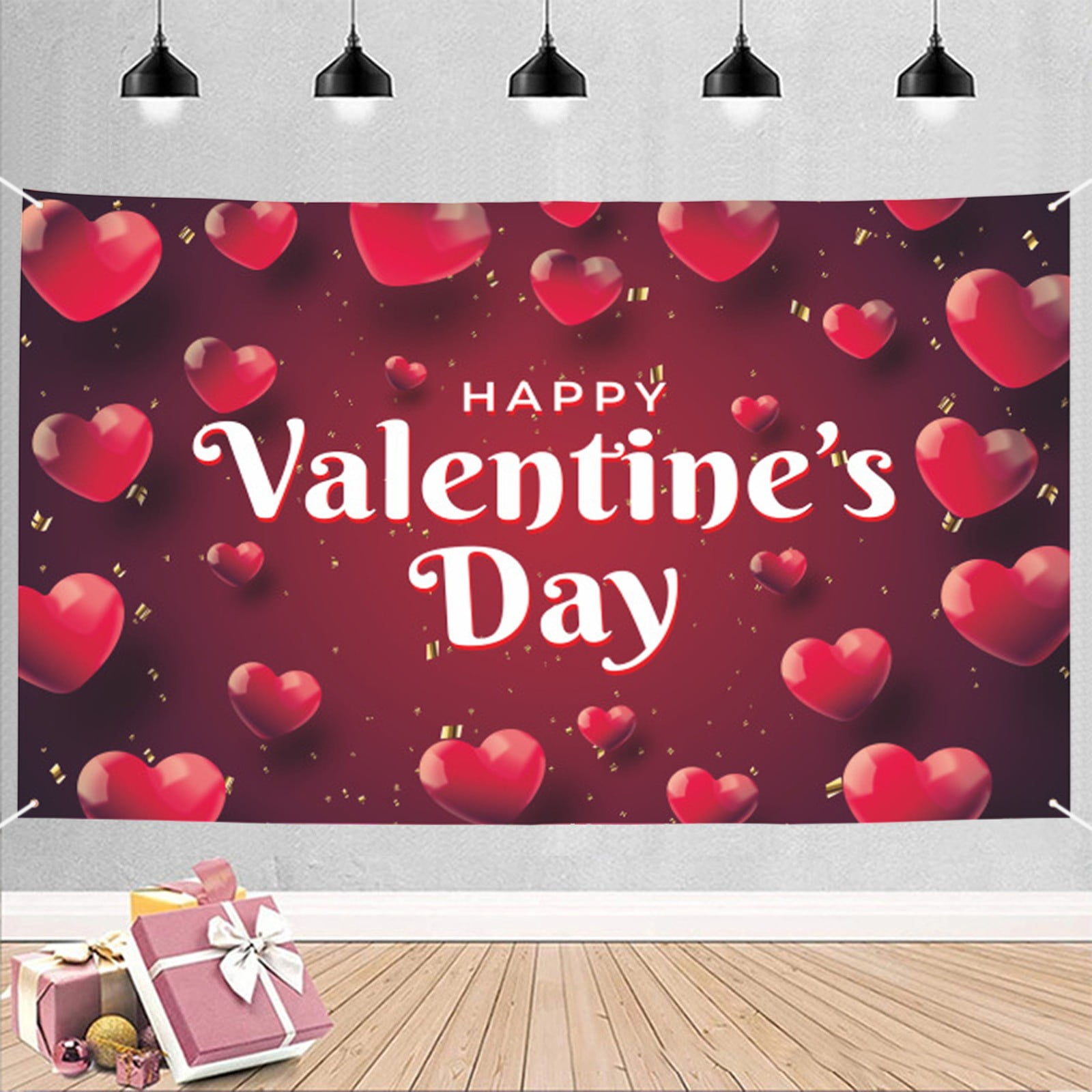 Valentine's Day 2024 New Valentine's Day Background Cloth Photo