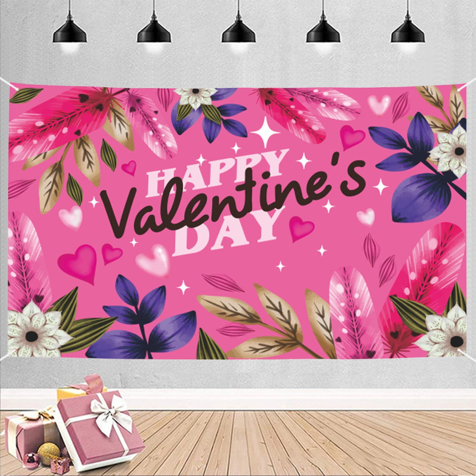 Valentine's Day 2024 New Valentine's Day Background Cloth Photo