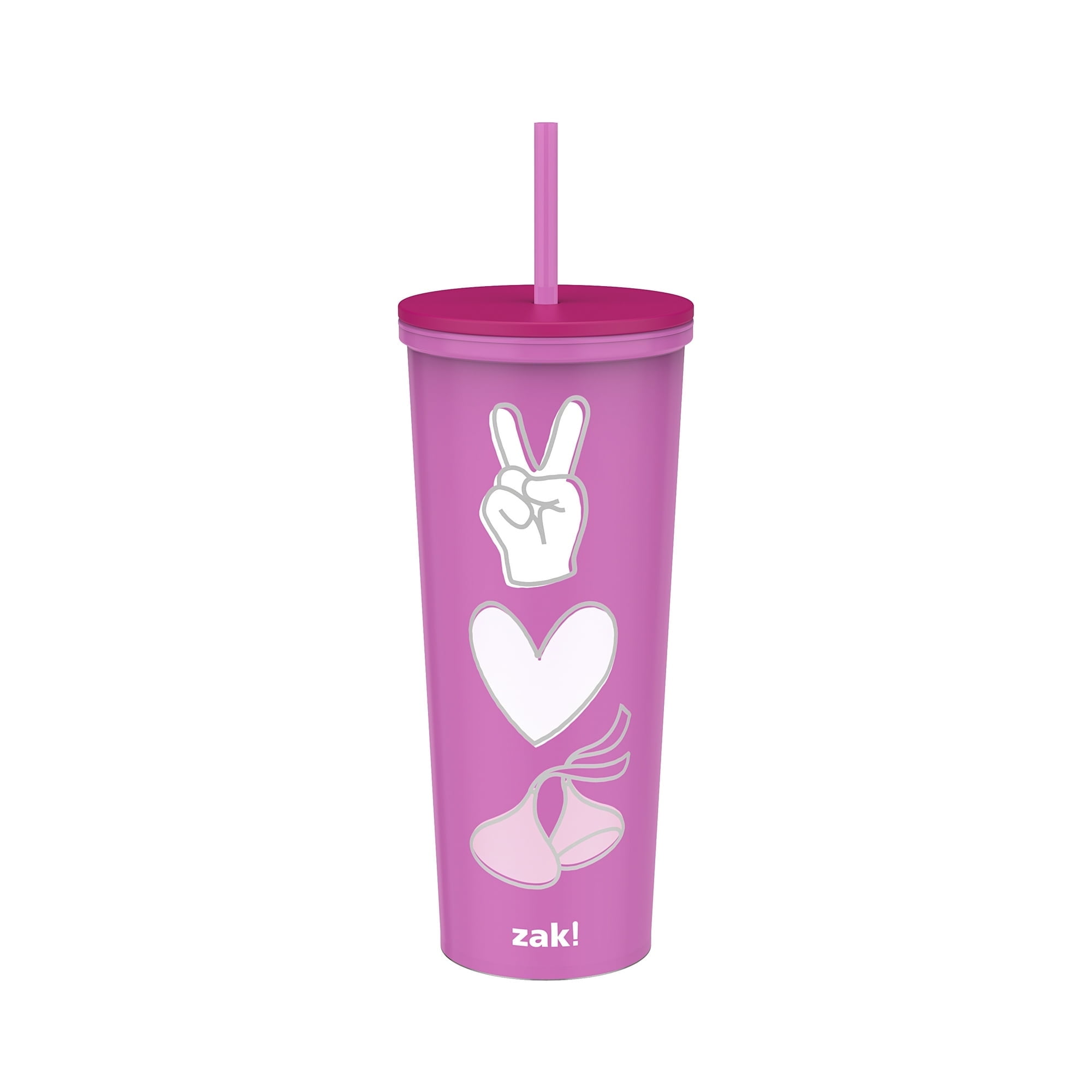 Valentine's Day 22 oz Plastic Hershey's Kiss Insulated Tumbler