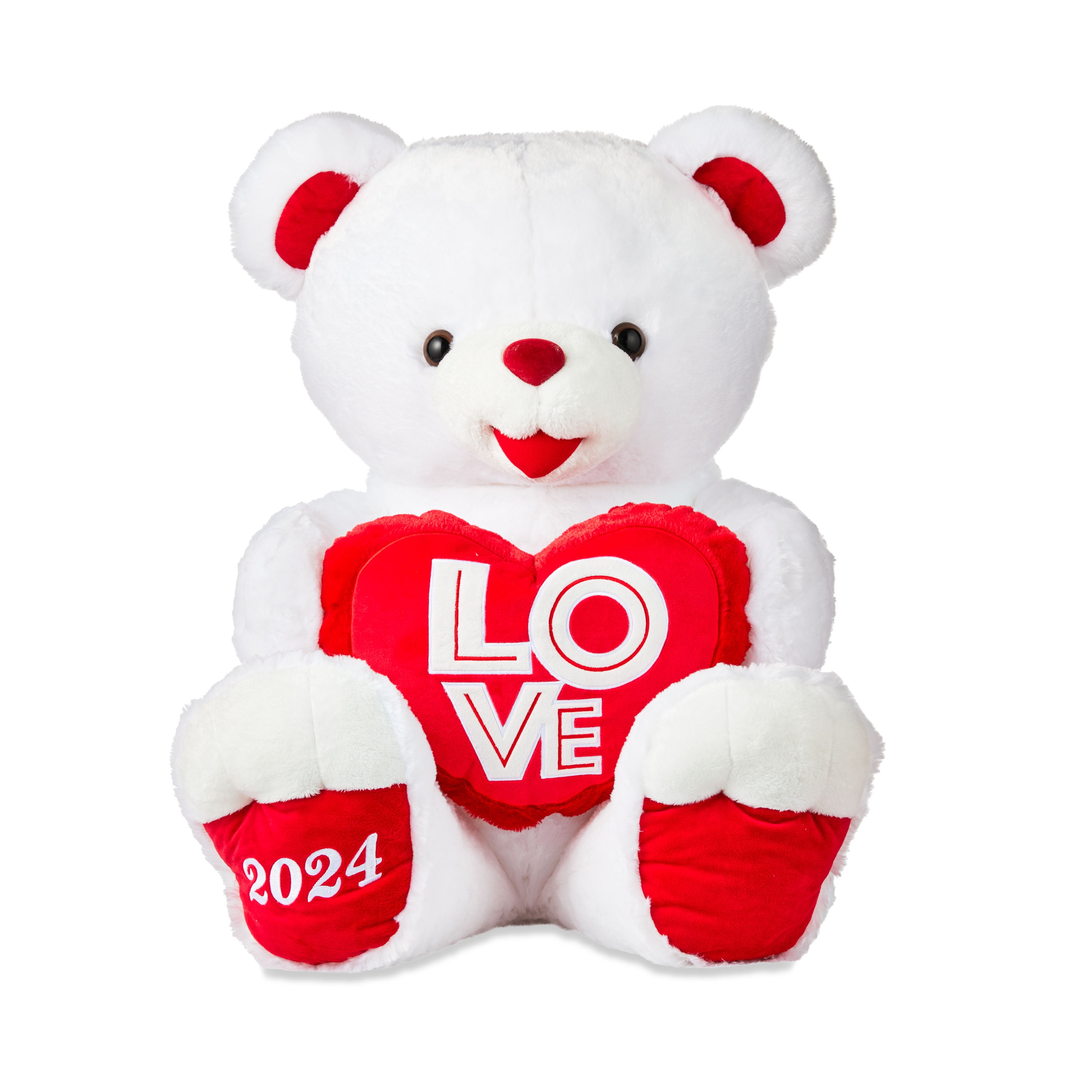 Valentine's Day 31in 2024 White Sweetheart Teddy Plush for Adult, by