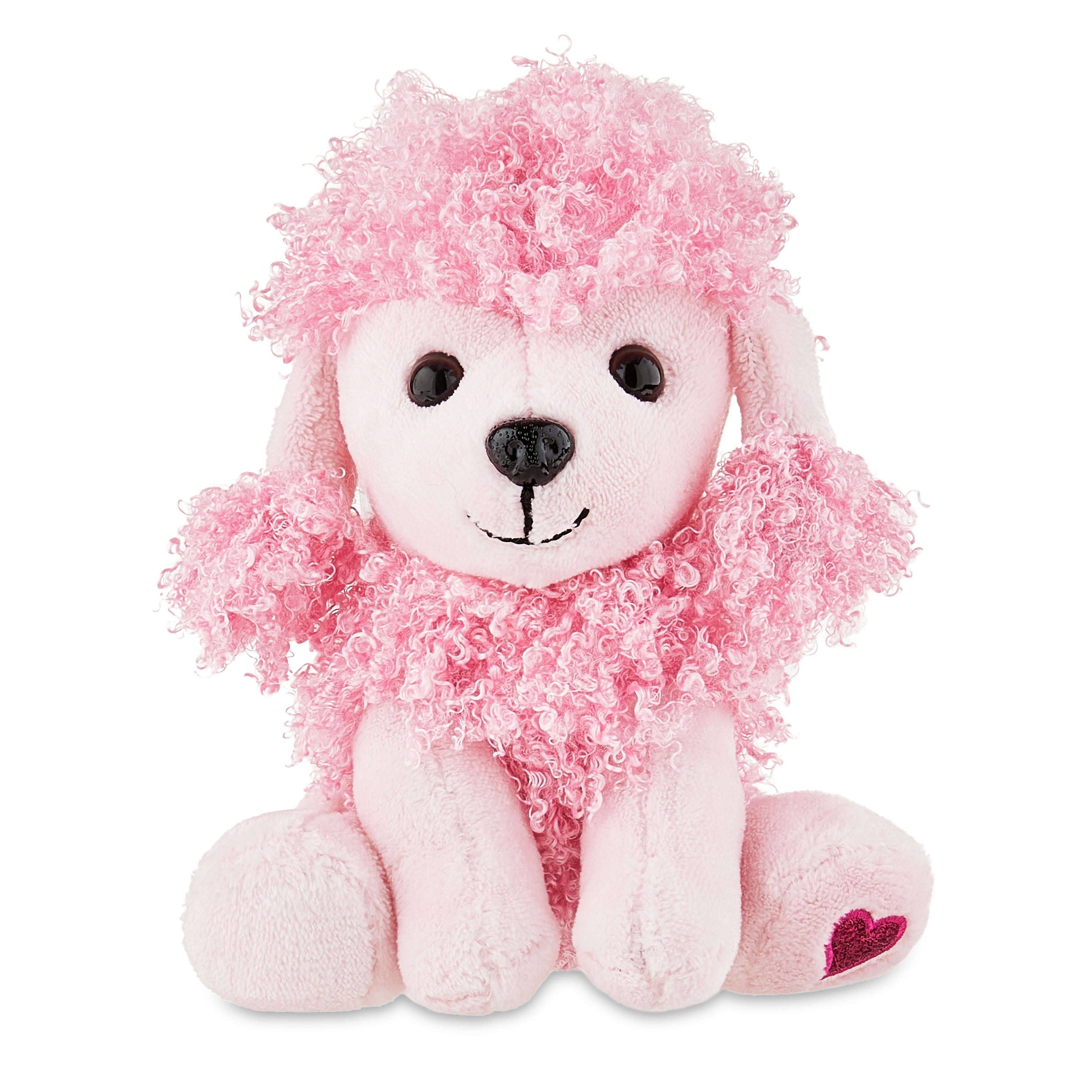 Valentine's Day 8" Pink Poodle Plush by Way To Celebrate
