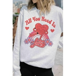 Valentine s Day Plus Size Love Graphic Sweatshirt Walmart