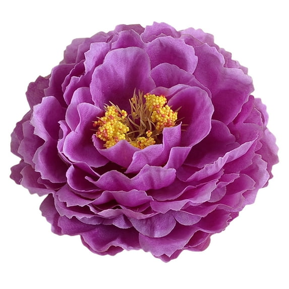 Valentine's Day Artificial Flower Decoration,1PC Peony Artificial Flowers Vintage Fake Peony Bouquet,Fake Flower for Vase Floral Arrangements for Table Centerpiece Wedding Decor Home Decor(Purple)