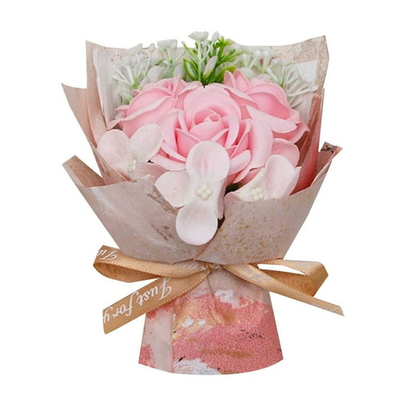 Valentine’s Day Artificial Rose Bouquets – Small Handmade Flowers for Wedding Souvenirs, Anniversary, Proposal, and Home Decoration | Lightweight, Long-Lasting, No Watering Needed, A