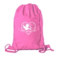 thumbnail image 1 of Valentine's Day Bags, Cotton Drawstring Cinch Backpacks, Valentines Day Gift Bags, 1 of 2