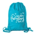 thumbnail image 1 of Valentine's Day Bags, Cotton Drawstring Cinch Backpacks, Valentines Day Gift Bags, 1 of 2
