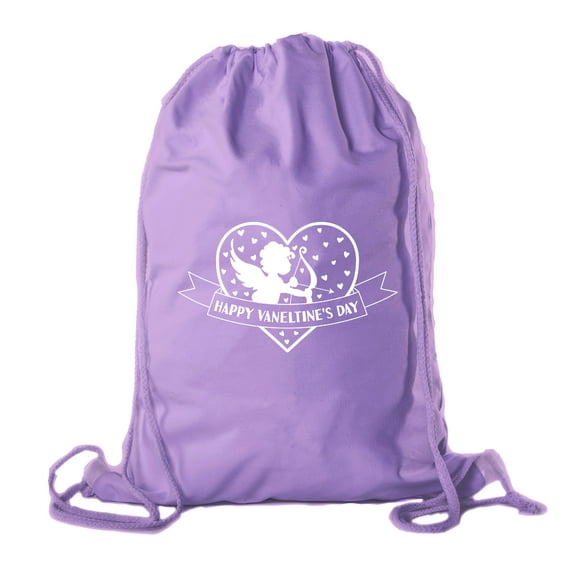 Valentine's Day Bags, Cotton Drawstring Cinch Backpacks, Valentines Day Gift Bags