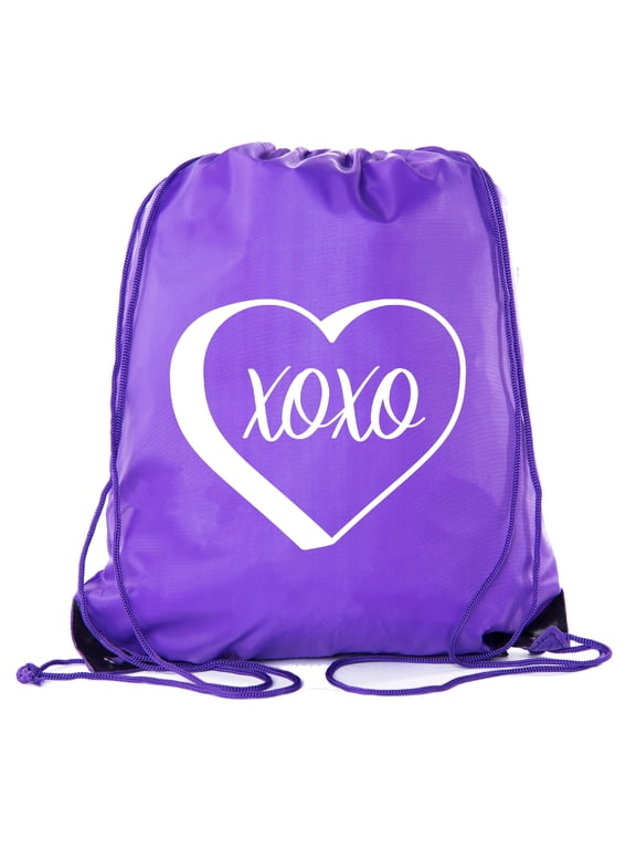 Valentine's Day Bags, Drawstring Cinch Backpacks, Valentines Day Gift Bags