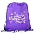 thumbnail image 1 of Valentine's Day Bags, Drawstring Cinch Backpacks, Valentines Day Gift Bags, 1 of 2