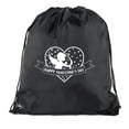 thumbnail image 1 of Valentine's Day Bags, Drawstring Cinch Backpacks, Valentines Day Gift Bags, 1 of 2