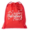 thumbnail image 1 of Valentine's Day Bags, Mini Drawstring Cinch Backpacks, Valentines Day Gift Bags, 1 of 2