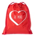 thumbnail image 1 of Valentine's Day Bags, Mini Drawstring Cinch Backpacks, Valentines Day Gift Bags, 1 of 2