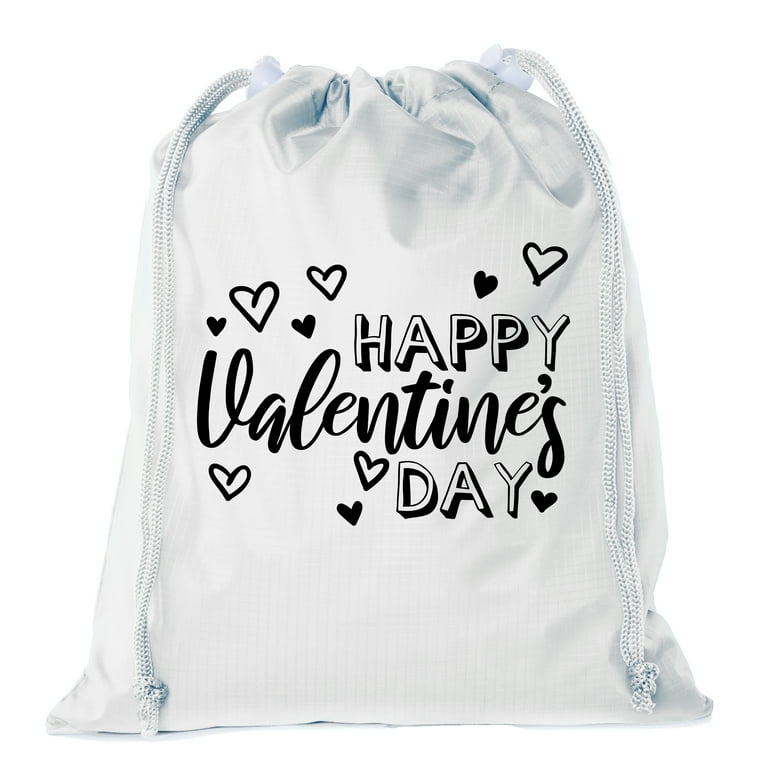 Valentine's Day Bags, Mini Drawstring Cinch Backpacks, Valentines