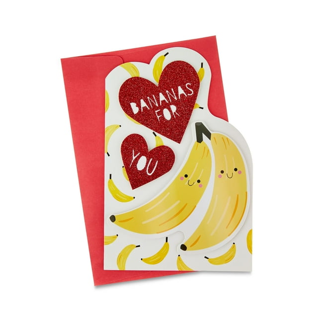 Valentine's Day Bananas For You Greeting Card, by Way To Celebrate