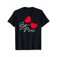 thumbnail image 1 of Valentine's Day Be Mine Funny Men's Classic Print T-shirt, Crew Neck And Short Sleeve Tee, Summer Fashion Tops For Casual And Street Wear, 1 of 6