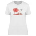 thumbnail image 1 of Valentine's Day Bicycle T-Shirt Women -Image by Shutterstock, Female 3X-Large, 1 of 2