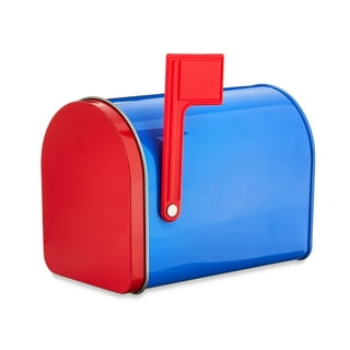 Buy United States Postal Service mail collection box mailbox coin bank stamp  dispenser blue Online