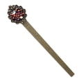 thumbnail image 1 of Valentine's Day Book Mark: Lace Bookmark in Antique Bronze - a Gift for Book Lovers!, 1 of 5