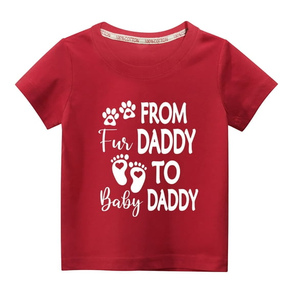 Valentine's Day Boys Tshirts Cute Letter Print Round Neck Casual Cotton Tops Short Sleeve Shirts for Girls Valentine's Day Party Kids School Outfits Size 3-10