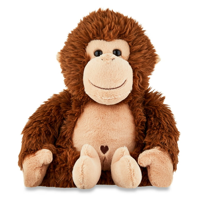 Valentine s Day Brown Monkey Plush Toy by Way To Celebrate