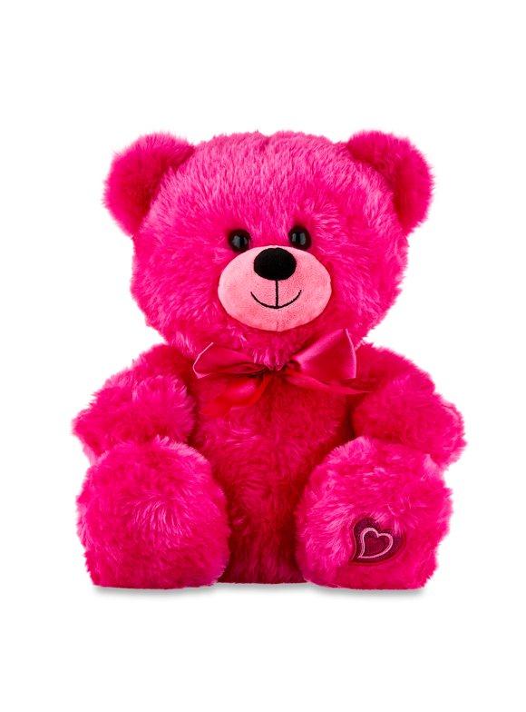 Valentine's Day Candy Scented Pink Teddy Bear Plush Toy, by Way To Celebrate