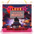 thumbnail image 1 of Valentine’s Day Card with Lights & Music, 3D Pop Up Musical Anniversary Card for Wife Husband Girlfriend Boyfriend, Romantic Drive-In Movie Theater Sweet Greeting Card for Couples, 1 of 7