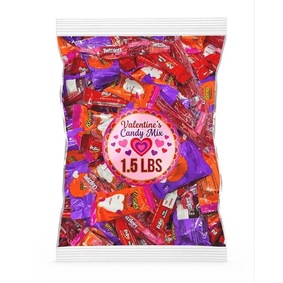 Valentines Day Chocolate & Candy Variety Bundle, 1.5 lb Snack Size Exchange Pack