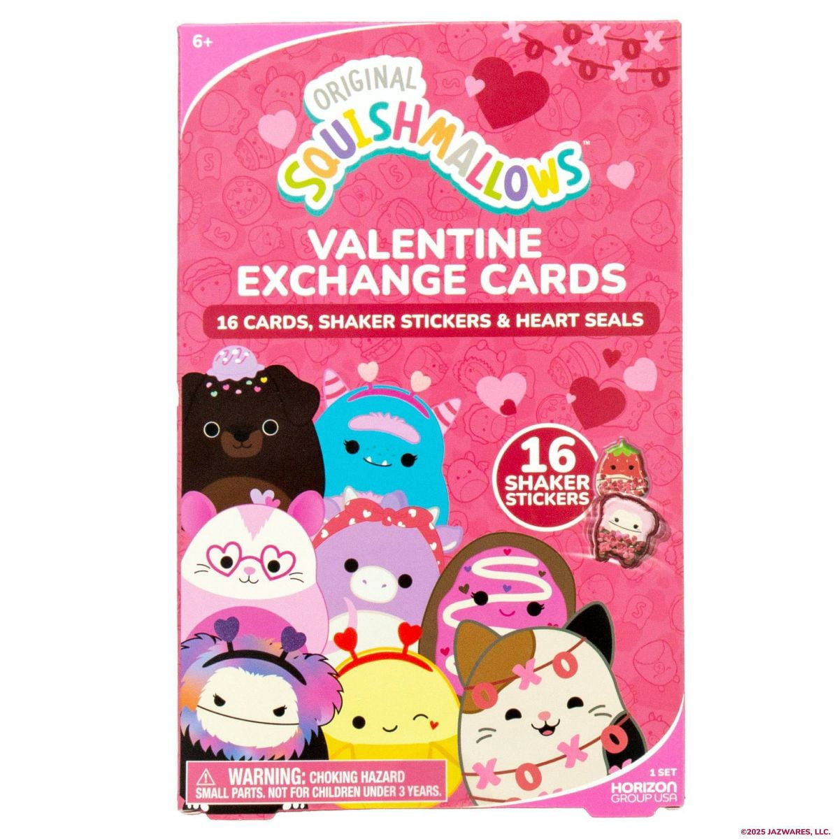 Valentine's Day Classroom Exchange Cards - Squishmallows - 16 ct Shaker ...