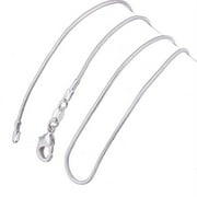 Valentine's Day Clearance! OTEMRCLOC Clearance!Sterling Silver Necklace Thin Snake Chain Necklace Sterling Silver 1 mm Snake Chain Necklace Women, Economical and Practical Little Gift!