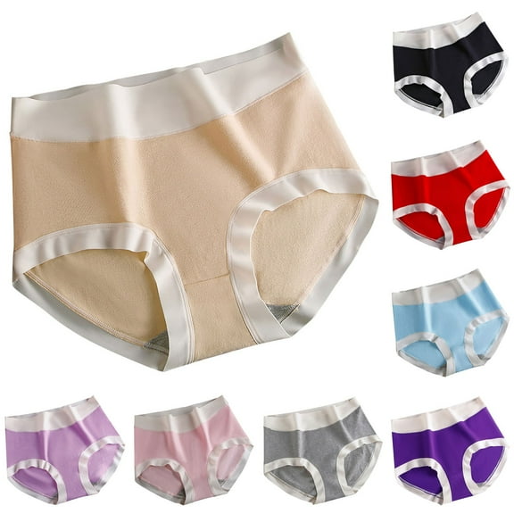 Valentine's Day Clearance Sale!YANHAIGONG Cotton Hipsters for Women,Women's Stretch Underwear,High Performance Stretch for Effortless Comfort in Plus Size