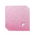 thumbnail image 1 of Valentine's Day Cloth Napkins Set of 4 Reusable Dinner Napkins, Ombre Pink Love Romantic Cocktail Napkin Washable Table Napkins for Wedding/Holiday Party/Baby Shower 20"x20", 1 of 7