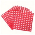 thumbnail image 1 of Valentine's Day Cocktail Napkins Red Heart for Party Decor 60 Pcs, 1 of 5