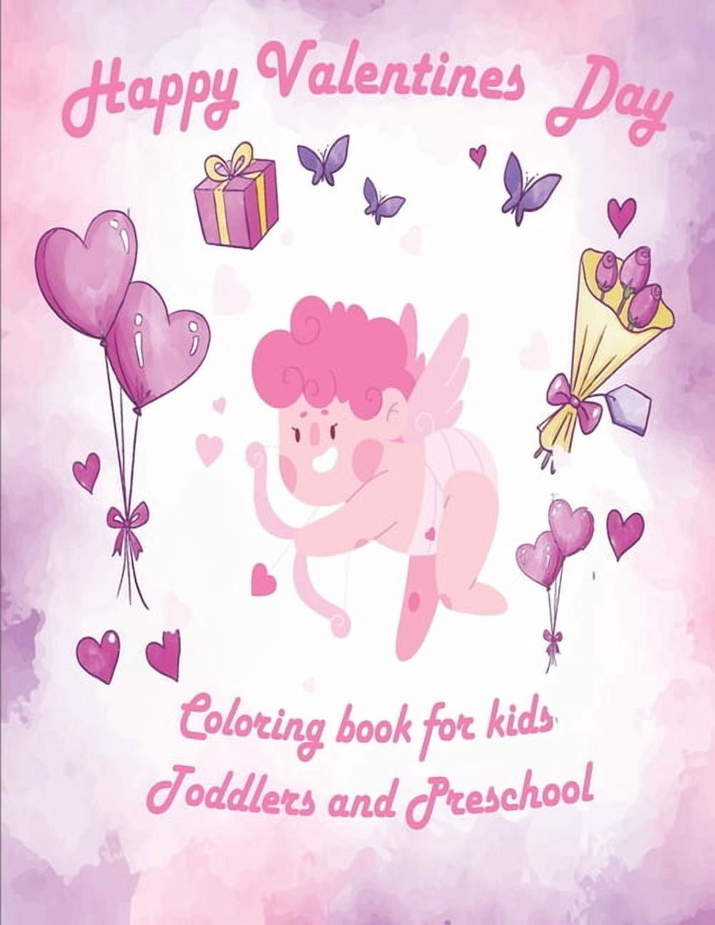 Valentine's Day Coloring Book for Kids: valentines coloring book for ...