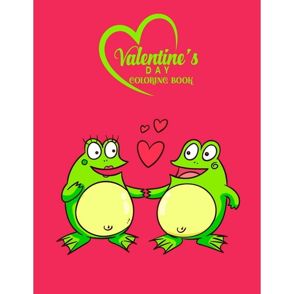 Valentine's Day Coloring Book: Valentine's Day Coloring Book for Kids, A Very Cute valentine's day animal couple Coloring Book - Girls Valentine's Day Gift (Valentine's Gift For a Princess Age 4-8) (C