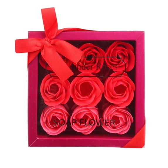 Valentine's Day Couple - Flower Bouquet Roses Carnations Gift Box Wedding Home
