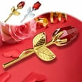 thumbnail image 1 of Valentine's Day Crystal Rose Flower Gift, Red Glass Rose Flower Crystal Rose Mini Crystal Flower, Romantic Forever Gifts for Her Valentine's Day/Birthday/Wedding/Party/Home Ornament, 1 of 7