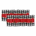 thumbnail image 1 of Valentine's Day Curtain Valances for Windows, Kitchen Valance Window Treatments Panel 2 Pack, Red Rose Flowers Buffalo Plaid Romantic Rod Pocket Short Curtains for Bathroom Bedroom 60 x 18 Inch, 1 of 8