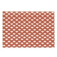 thumbnail image 1 of Valentine's Day Cutting Board, White Hearts on Vibrant Background Love Pattern for Romantic Couples, Decorative Tempered Glass Cutting and Serving Board, Large Size, Vermilion White, by Ambesonne, 1 of 1